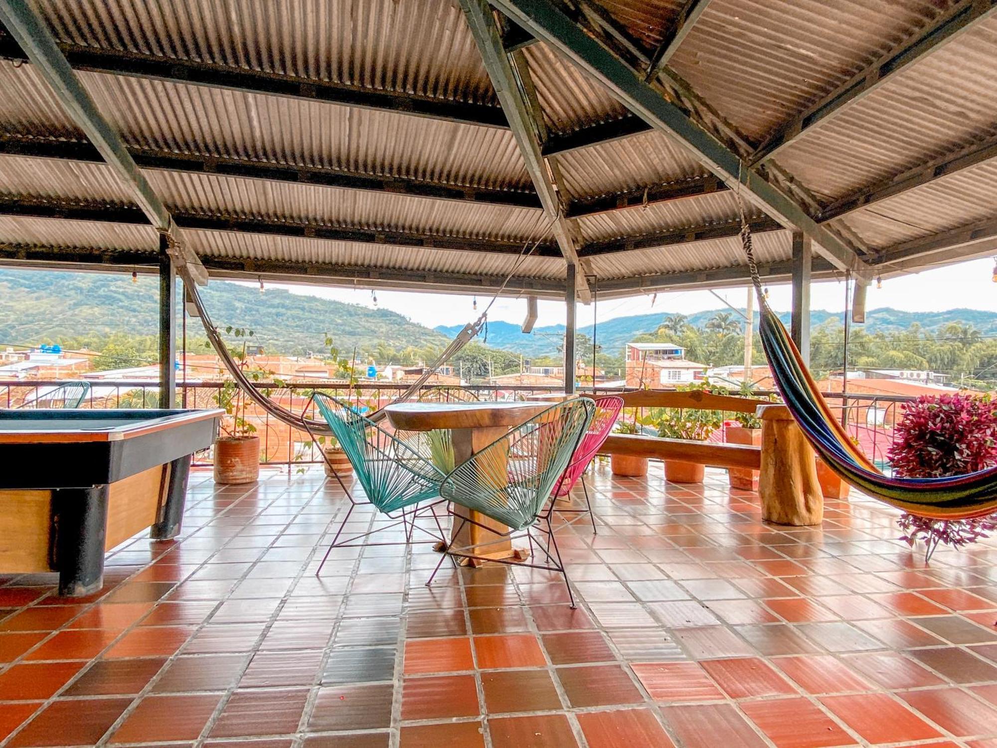 La Rosa Nautica Hostel Guaduas Exterior foto